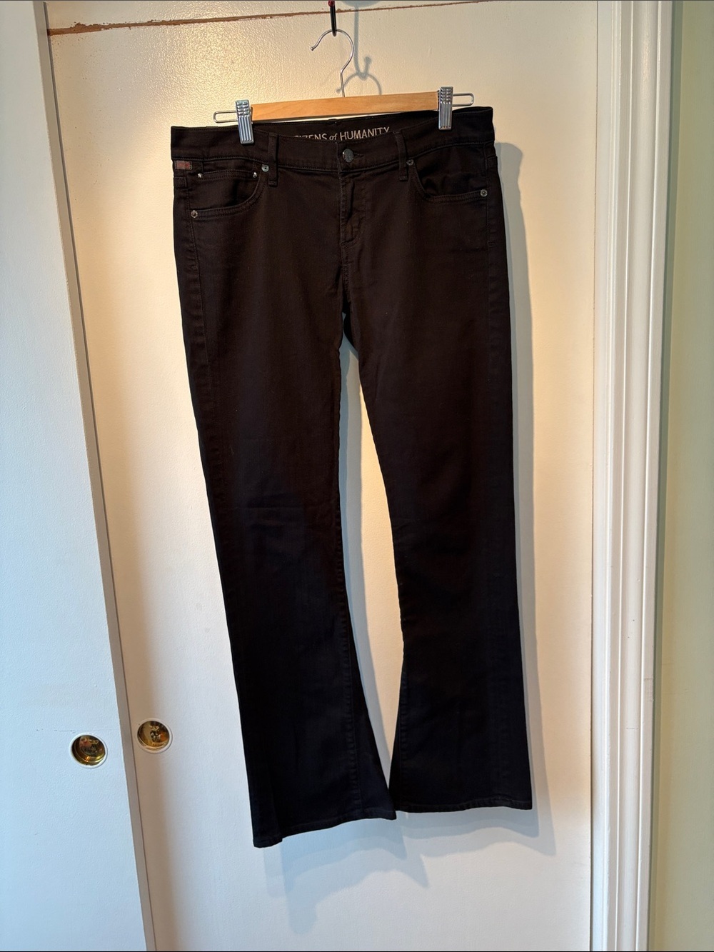 Citizens of Humanity Low Rise Bootcut Black Jeans 29